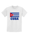 Cuba Flag Cuban Pride Childrens T-Shirt by TooLoud-Childrens T-Shirt-TooLoud-White-X-Small-Davson Sales