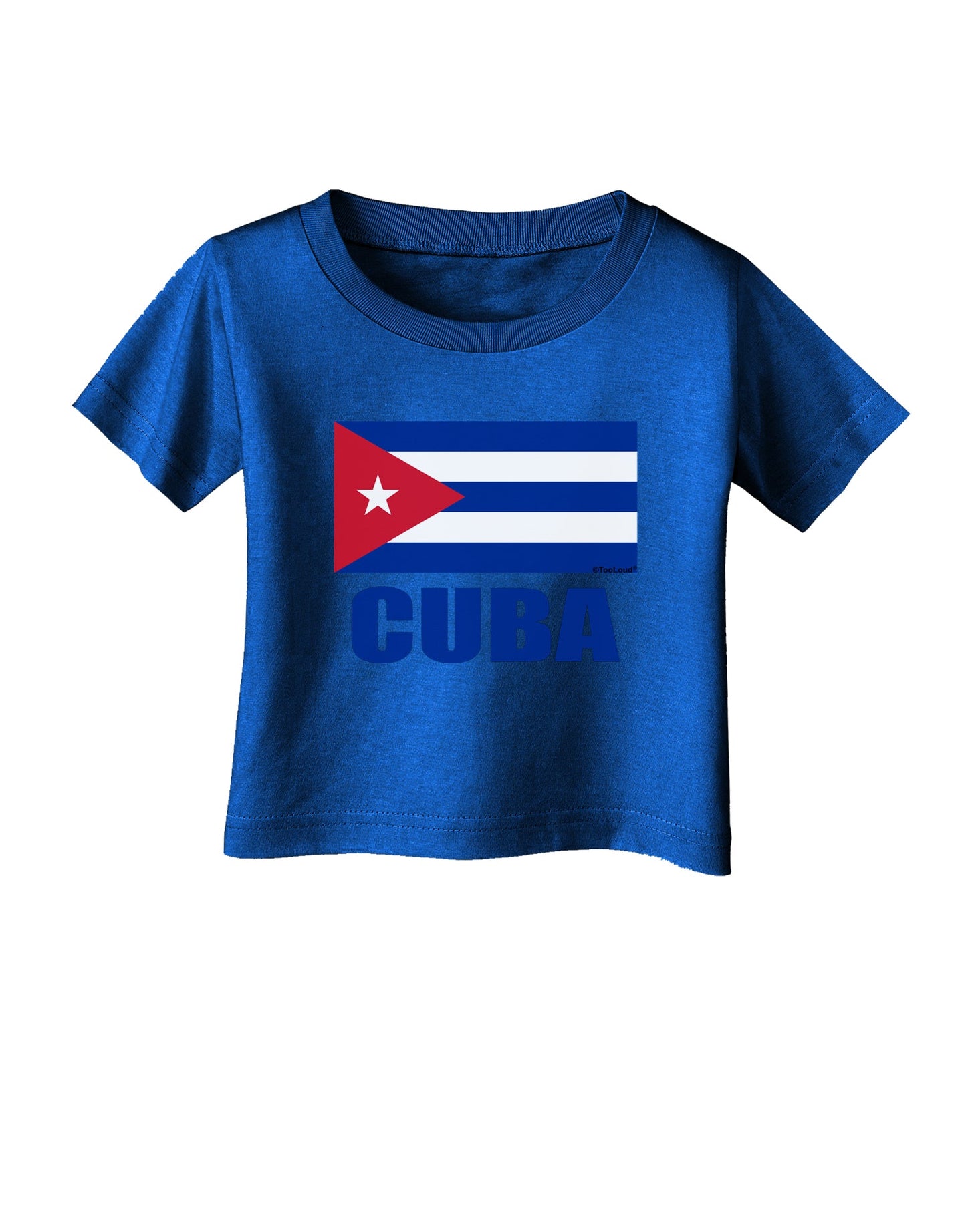 Cuba Flag Cuban Pride Infant T-Shirt Dark by TooLoud-Infant T-Shirt-TooLoud-Royal-Blue-06-Months-Davson Sales