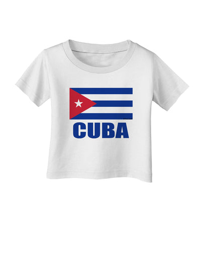 Cuba Flag Cuban Pride Infant T-Shirt by TooLoud-Infant T-Shirt-TooLoud-White-06-Months-Davson Sales