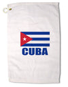 Cuba Flag Cuban Pride Premium Cotton Golf Towel - 16 x 25 inch by TooLoud-Golf Towel-TooLoud-16x25"-Davson Sales