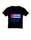 Cuba Flag Cuban Pride Toddler T-Shirt Dark by TooLoud-Toddler T-Shirt-TooLoud-Black-2T-Davson Sales