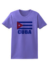 Cuba Flag Cuban Pride Womens T-Shirt by TooLoud-Womens T-Shirt-TooLoud-Violet-X-Small-Davson Sales