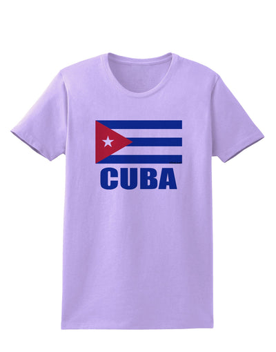 Cuba Flag Cuban Pride Womens T-Shirt by TooLoud-Womens T-Shirt-TooLoud-Lavender-X-Small-Davson Sales