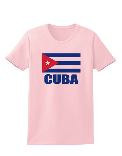 Cuba Flag Cuban Pride Womens T-Shirt by TooLoud-Womens T-Shirt-TooLoud-PalePink-X-Small-Davson Sales