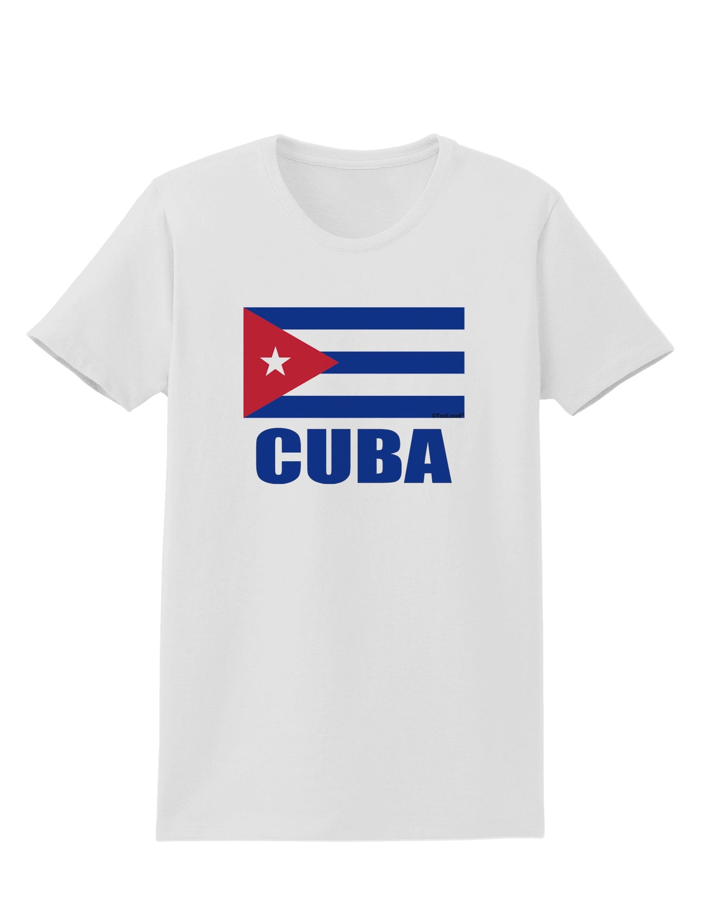 Cuba Flag Cuban Pride Womens T-Shirt by TooLoud-Womens T-Shirt-TooLoud-White-X-Small-Davson Sales