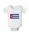Cuba Flag Cubana Baby Romper Bodysuit by TooLoud-TooLoud-White-06-Months-Davson Sales