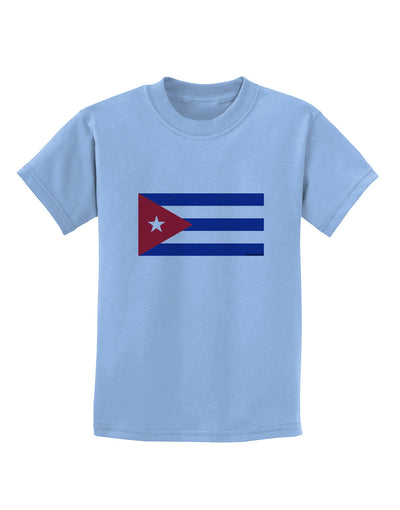 Cuba Flag Cubana Childrens T-Shirt by TooLoud-TooLoud-Light-Blue-X-Small-Davson Sales