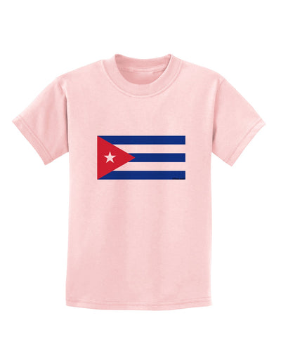 Cuba Flag Cubana Childrens T-Shirt by TooLoud-TooLoud-PalePink-X-Small-Davson Sales