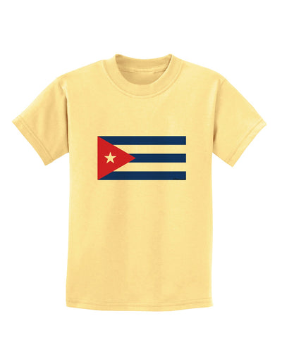 Cuba Flag Cubana Childrens T-Shirt by TooLoud-TooLoud-Daffodil-Yellow-X-Small-Davson Sales