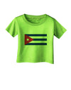 Cuba Flag Cubana Infant T-Shirt by TooLoud-TooLoud-Lime-Green-06-Months-Davson Sales