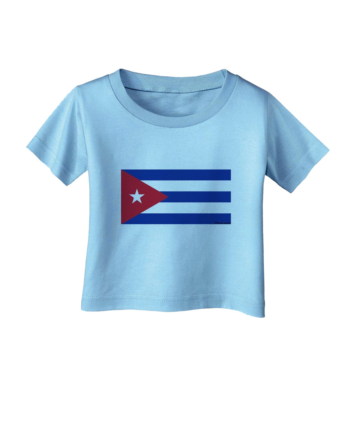 Cuba Flag Cubana Infant T-Shirt by TooLoud-TooLoud-Aquatic-Blue-06-Months-Davson Sales