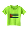 Cuba Flag Cubana Toddler T-Shirt by TooLoud-Toddler T-Shirt-TooLoud-Lime-Green-2T-Davson Sales