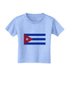 Cuba Flag Cubana Toddler T-Shirt by TooLoud-Toddler T-Shirt-TooLoud-Aquatic-Blue-2T-Davson Sales