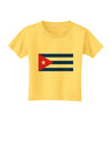 Cuba Flag Cubana Toddler T-Shirt by TooLoud-Toddler T-Shirt-TooLoud-Yellow-2T-Davson Sales