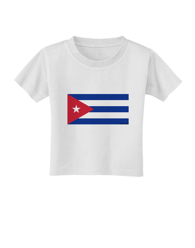 Cuba Flag Cubana Toddler T-Shirt by TooLoud-Toddler T-Shirt-TooLoud-White-2T-Davson Sales