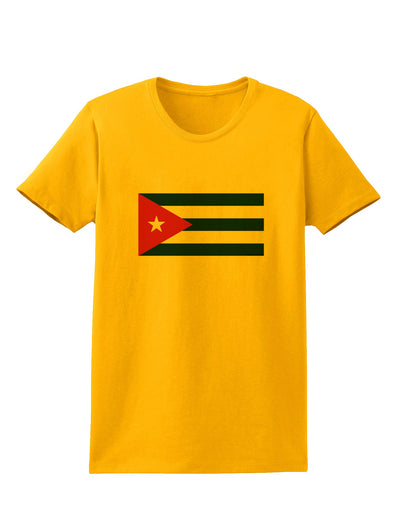 Cuba Flag Cubana Womens T-Shirt by TooLoud-TooLoud-Gold-X-Small-Davson Sales