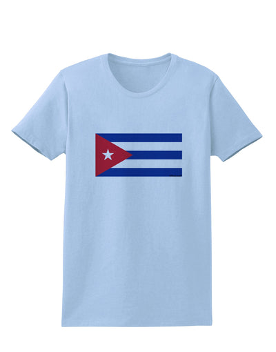 Cuba Flag Cubana Womens T-Shirt by TooLoud-TooLoud-Light-Blue-X-Small-Davson Sales