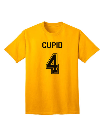 Cupid 4 Adult T-Shirt - Premium Reindeer Jersey-Mens T-shirts-TooLoud-Gold-Small-Davson Sales