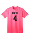 Cupid 4 Adult T-Shirt - Premium Reindeer Jersey-Mens T-shirts-TooLoud-Neon-Pink-Small-Davson Sales