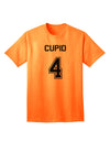 Cupid 4 Adult T-Shirt - Premium Reindeer Jersey-Mens T-shirts-TooLoud-Neon-Orange-Small-Davson Sales