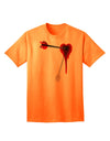 Cupid's Arrow - Heart Shot Wound Design, Premium Adult T-Shirt Collection-Mens T-shirts-TooLoud-Neon-Orange-Small-Davson Sales