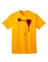 Cupid's Arrow - Heart Shot Wound Design, Premium Adult T-Shirt Collection-Mens T-shirts-TooLoud-Gold-Small-Davson Sales