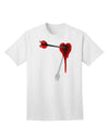 Cupid's Arrow - Heart Shot Wound Design, Premium Adult T-Shirt Collection-Mens T-shirts-TooLoud-White-Small-Davson Sales