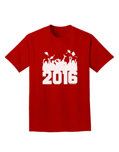 Current Year Graduation BnW Adult Dark T-Shirt-Mens T-Shirt-TooLoud-Red-Small-Davson Sales