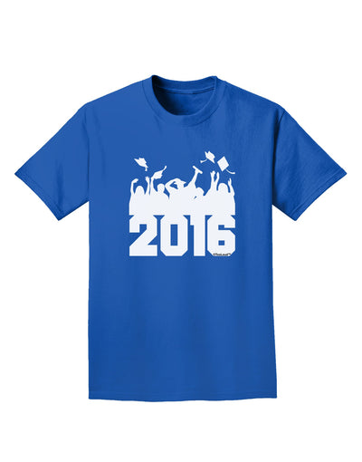 Current Year Graduation BnW Adult Dark T-Shirt-Mens T-Shirt-TooLoud-Royal-Blue-Small-Davson Sales