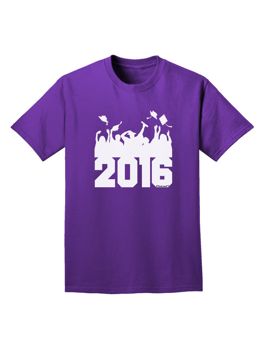 Current Year Graduation BnW Adult Dark T-Shirt-Mens T-Shirt-TooLoud-Purple-Small-Davson Sales