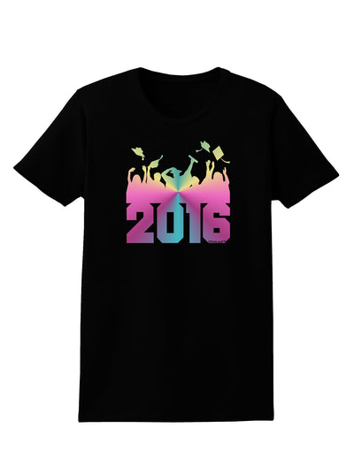 Current Year Graduation Color Womens Dark T-Shirt-TooLoud-Black-X-Small-Davson Sales