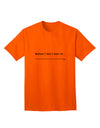 Custom Before I Die Adult T-Shirt by TooLoud-Mens T-shirts-TooLoud-Orange-Small-Davson Sales