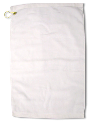 Custom Personalized Image and Text Premium Cotton Golf Towel - 16 x 25 inch