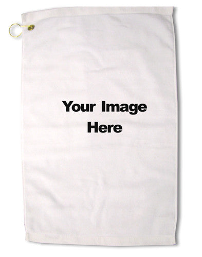 Custom Personalized Image and Text Premium Cotton Golf Towel - 16 x 25 inch-Golf Towel-TooLoud-16x25"-Davson Sales