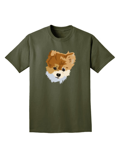 Custom Pet Art Adult Dark T-Shirt by TooLoud-TooLoud-Military-Green-Small-Davson Sales