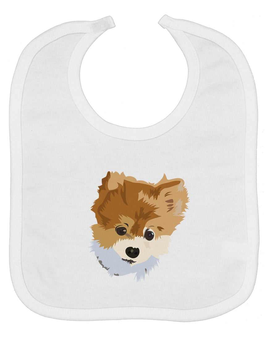 Custom Pet Art Baby Bib by TooLoud