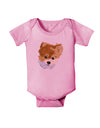Custom Pet Art Baby Romper Bodysuit by TooLoud-TooLoud-Pink-06-Months-Davson Sales