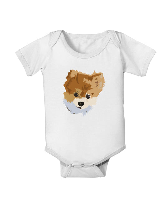 Custom Pet Art Baby Romper Bodysuit by TooLoud-TooLoud-White-06-Months-Davson Sales