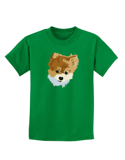 Custom Pet Art Childrens Dark T-Shirt by TooLoud-TooLoud-Kelly-Green-X-Small-Davson Sales