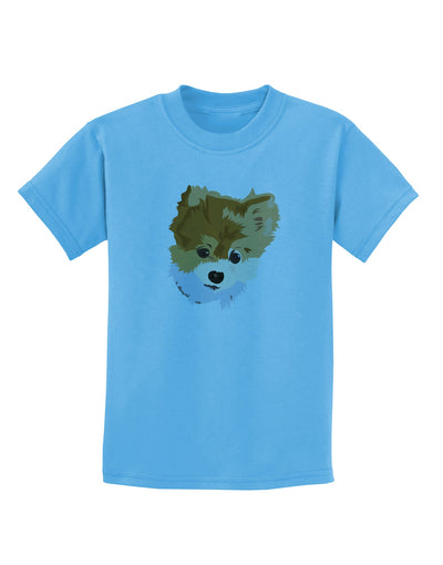Custom Pet Art Childrens T-Shirt by TooLoud-TooLoud-Aquatic-Blue-X-Small-Davson Sales