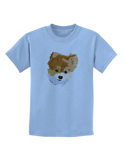 Custom Pet Art Childrens T-Shirt by TooLoud-TooLoud-Light-Blue-X-Small-Davson Sales