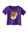 Custom Pet Art Infant T-Shirt Dark by TooLoud-TooLoud-Purple-06-Months-Davson Sales