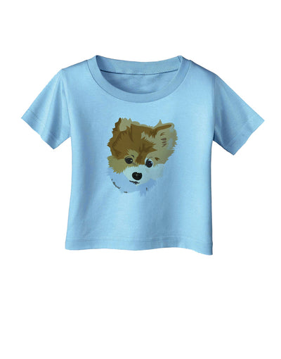 Custom Pet Art Infant T-Shirt by TooLoud-TooLoud-Aquatic-Blue-06-Months-Davson Sales