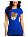 Custom Pet Art Juniors Petite Crew Dark T-Shirt by TooLoud-TooLoud-Royal-Blue-Juniors Fitted Small-Davson Sales