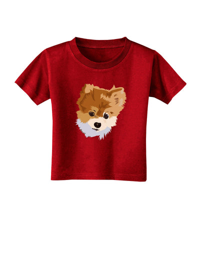Custom Pet Art Toddler T-Shirt Dark by TooLoud-TooLoud-Red-2T-Davson Sales