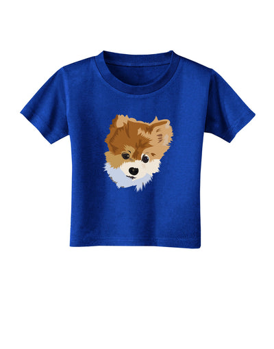 Custom Pet Art Toddler T-Shirt Dark by TooLoud-TooLoud-Royal-Blue-2T-Davson Sales