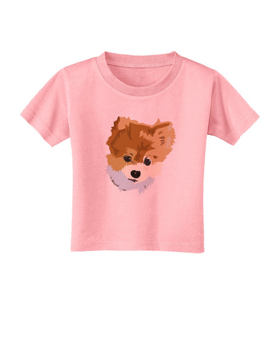 Custom Pet Art Toddler T-Shirt by TooLoud-TooLoud-Candy-Pink-2T-Davson Sales
