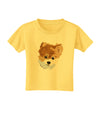 Custom Pet Art Toddler T-Shirt by TooLoud-TooLoud-Yellow-2T-Davson Sales