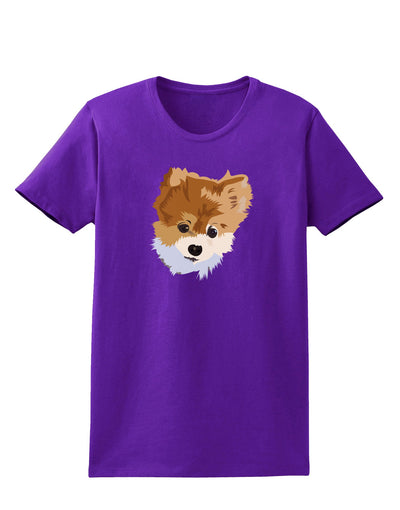 Custom Pet Art Womens Dark T-Shirt by TooLoud-TooLoud-Purple-X-Small-Davson Sales