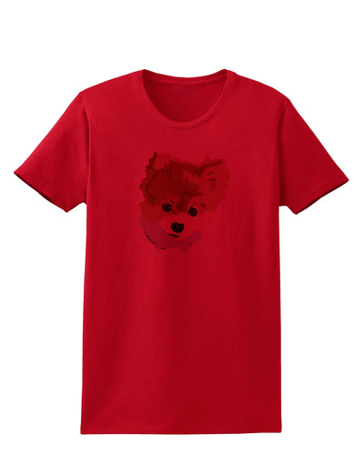 Custom Pet Art Womens T-Shirt by TooLoud-TooLoud-Red-X-Small-Davson Sales
